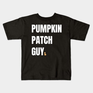 Pumpkin Patch Guy - Minimalist Design with Butternut Squash Kids T-Shirt